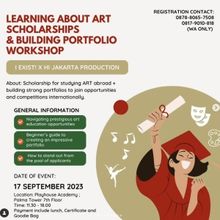 I Exist and Hi Jakarta Launch Workshop on Arts Scholarships and Portfolio Building
