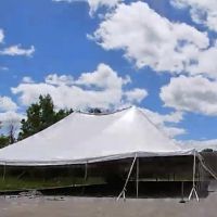 VIDEO: Watch The Tent Go Up At Barrington Stage Video