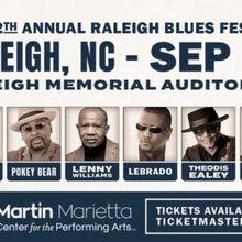 The 12th Annual Raleigh Blues Festival Returns To Raleigh Memorial Auditorium in Sept