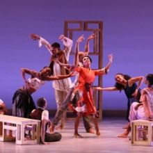 Dallas  Black Dance Theatre Dancers Transfer Stage to Dallas Outdoor Locations