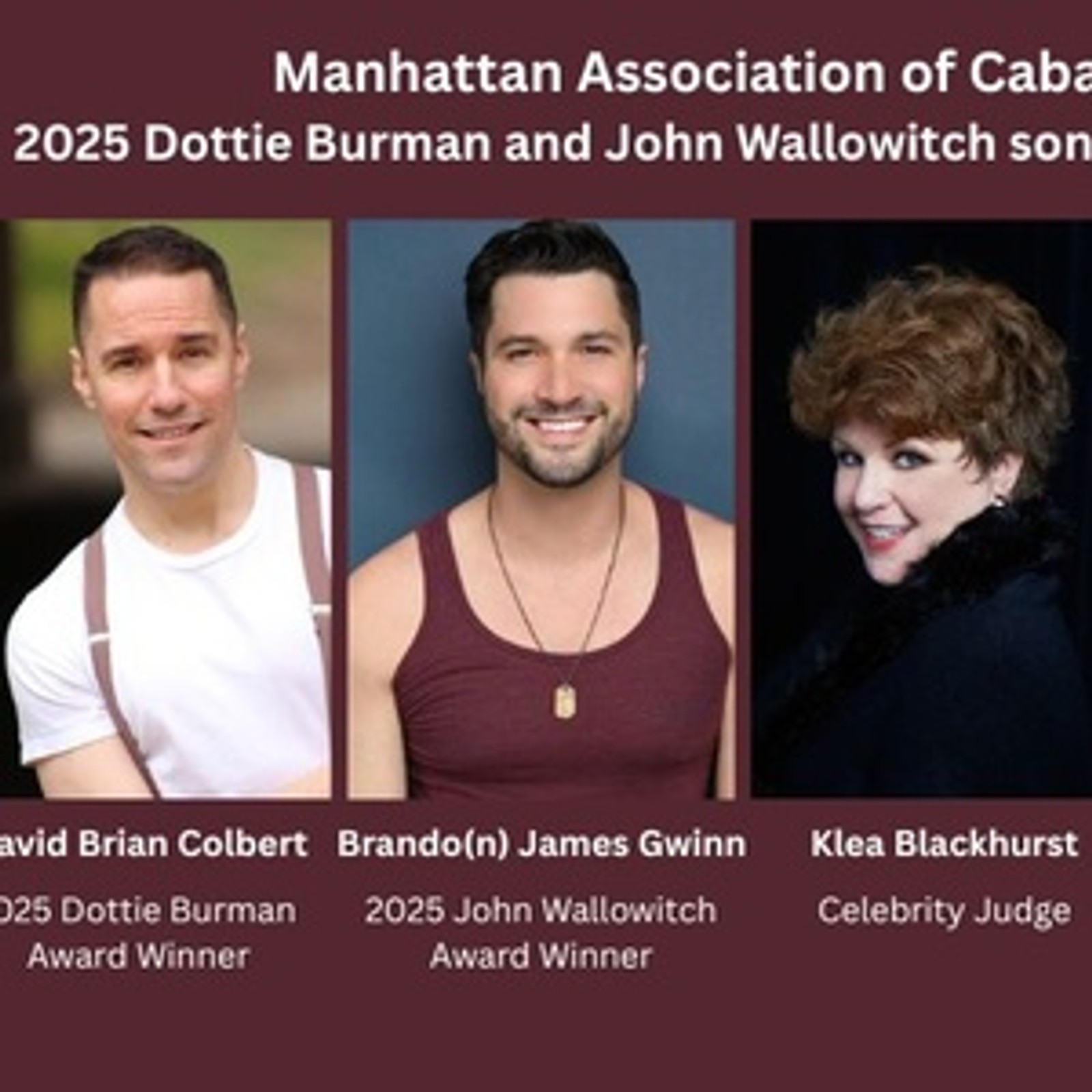 David Brian Colbert And Brando(n) James Gwinn Named 2025 MAC Songwriting Award Winne
