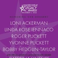 Dancers Over 40 To Host Annual Legacy Awards And Holiday Dinner, December 5