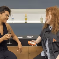 VIDEO: Mary Wiseman and Rebecca S'manga Frank Toast to LCT3's AT THE WEDDING Video