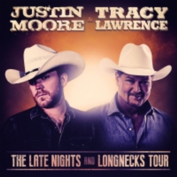 Justin Moore and Tracy Lawrence Announce Late Nights And Longnecks Tour Photo