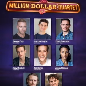 Full Cast Set for MILLION DOLLAR QUARTET at Barn Theatre Cirencester