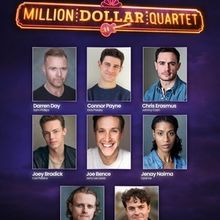 Full Cast Set for MILLION DOLLAR QUARTET at Barn Theatre Cirencester