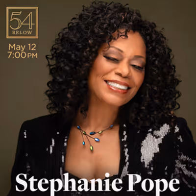 Stephanie Pope Will Return to 54 Below with LIVIN' IT UP! Directed by Ben Vereen
