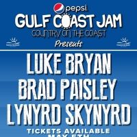Luke Bryan, Brad Paisley and Lynyrd Skynyrd to Headline 2020 Pepsi Gulf Coast Jam