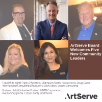 ArtServe Welcomes Five New Community Leaders To Board Of Directors