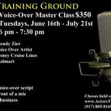 Actors Training Ground Presents Voice-Over Master Class With V.O. Artist Wendy Zier