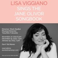 LISA VIGGIANO SINGS THE JANE OLIVOR SONGBOOK to Play Don't Tell Mama Beginning This…