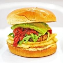 Flip'd by IHOP Presents Plant Based Sandwich at Flatiron Location