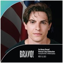 Broadway Star Derek Klena to Perform a Veterans Day Concert with the BYU Wind Symphon