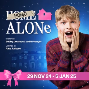 Cast Set For HOMO ALONE at The Other Palace Studio