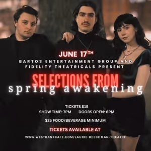 SELECTIONS FROM SPRING AWAKENING is Coming to The Laurie Beechman in June
