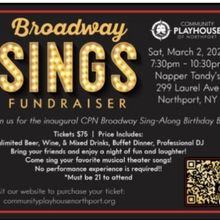 Community Playhouse of Northport to Present Broadway-Style Sing-Along Fundraiser in M