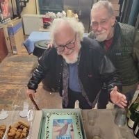 Photo: Josh Mostel & Richard Masur Celebrate Opening in TWO JEWS, TALKING