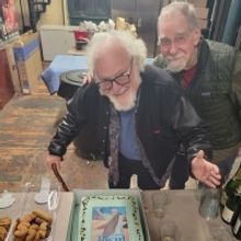 Photo: Josh Mostel & Richard Masur Celebrate Opening in TWO JEWS, TALKING