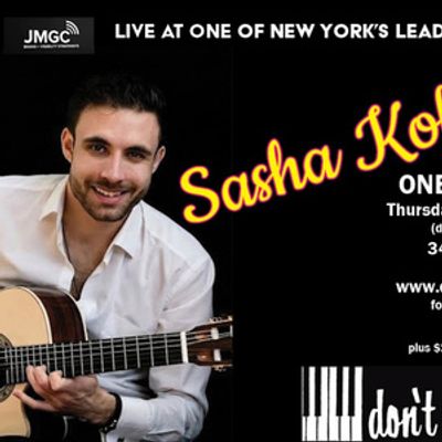 Guitarist Sasha Kolpakov to Perform One Night Only at Don't Tell Mama