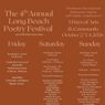 4th Annual Long Beach Poetry Festival to Open at Helen Borgers Theater