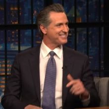 VIDEO: Governor Gavin Newsom Talks About Suing the President on LATE NIGHT WITH SETH…