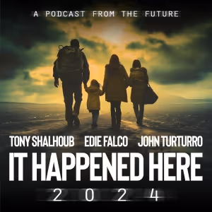 Listen: IT HAPPENED HERE 2024 Episode 3 Starring Edie Falco, Santino Fontana & More
