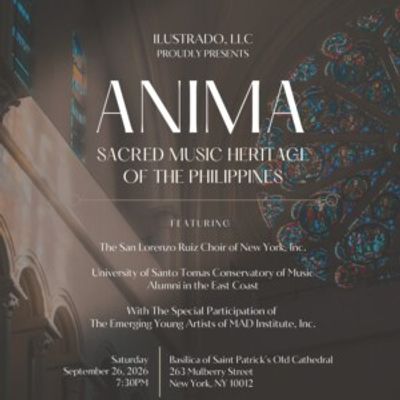 ANIMA: The Sacred Music Heritage Of The Philippines is Coming to New York