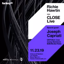 Richie Hawtin To Return To America For Last Close Show Of 2019