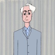 Ken Fallin Draws the Stage - David Byrne in AMERICAN UTOPIA