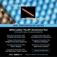 David Gray Reschedules Australia-New Zealand Dates For 'White Ladder: The 20th…
