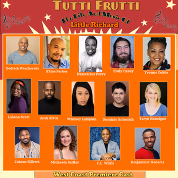Cast Set for TUTTI FRUTTI: THE MUSICAL West Coast Premiere Photo