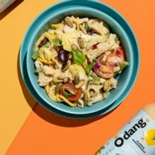 Cooking Time: O'dang Chickpea Based Dressing for Tasty Vegan Pasta Salad