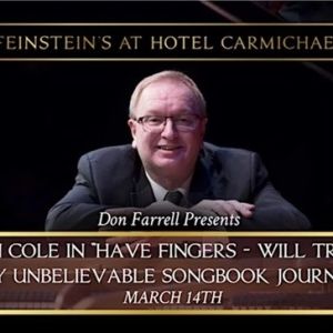Don Farrell Tells Four Musical Stories During March at Feinstein's