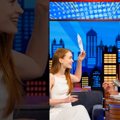Sadie Sink Plays Game With Fallon for Spider-Man: Brand New Day