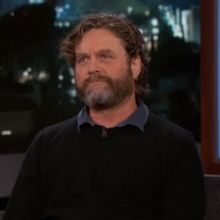VIDEO: Watch Zach Galifianakis Tell Jimmy Kimmel a Story About His Son