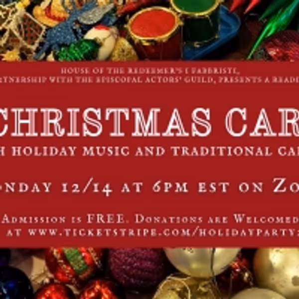 The Episcopal Actors' Guild and the House of the Redeemer Present A CHRISTMAS CAROL Photo