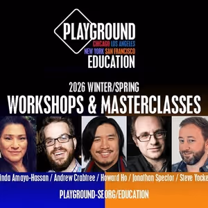 PlayGround Unveils Winter/Spring Education Offerings With Jonathan Spector and Steve…