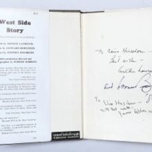 Rare WEST SIDE STORY Book Signed By All Four Creators to Be at New York Book Fair