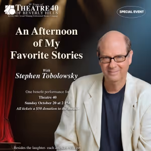 Stephen Tobolowsky Comes To Theatre Forty On October 20