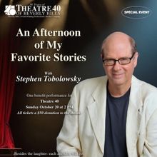 Stephen Tobolowsky Comes To Theatre Forty On October 20