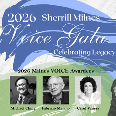 Operatic Legends And Rising Stars To Gather For The 2026 SHERRILL MILNES VOICE GALA