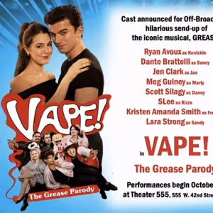 Cast Set for VAPE! THE GREASE PARODY Off-Broadway