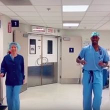 VIDEO: Oregon Doctor Gathers His Co-Workers For Fun TikTok Videos!