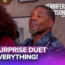 Jennifer Hudson Asks Kirk Franklin to Sing With Her in Surprise Studio Moment