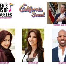 Gov. Gavin Newsom, Carnie & Wendy Wilson and Melvin Robert Join Gay Men's Chorus LA f