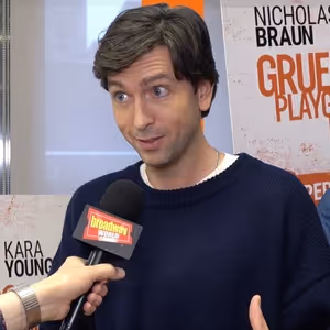 Video: Nicholas Braun & Kara Young Are Getting Ready for GRUESOME PLAYGROUND INJURIES