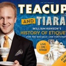Author William Hanson Will Tour With New Show 'Teacups And Tiaras: A History Of Etiqu
