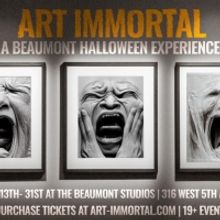 Experience Interactive, Immersive Halloween Show ART IMMORTAL At Beaumont Studios, Oc
