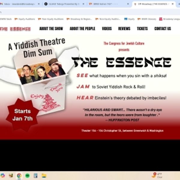 Long-Running Comedy THE ESSENCE Comes To NYC In January Photo