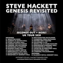 Steve Hackett Announces Seconds Out Tour for November 2020